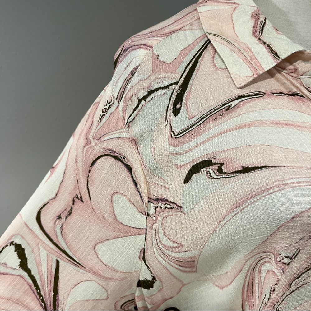 Torrid Mini Rayon Slub Button Down Shirtdress Siz… - image 5